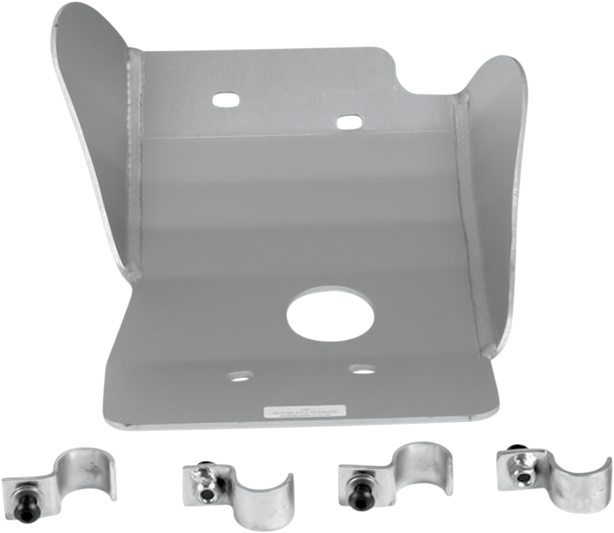 Skid Plate - Silver - Suzuki - RM 125 2001 - 2008