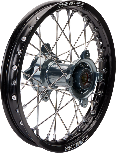 Wheel Assembly - SX-1 - Complete - Rear - Black Wheel/Gray Hub - 14x1.6 - SX/TC 85 2012 - 2020