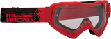Qualifier Goggle - Agroid - Red - Clear Lens