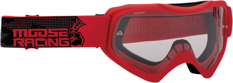 Qualifier Goggle - Agroid - Red - Clear Lens