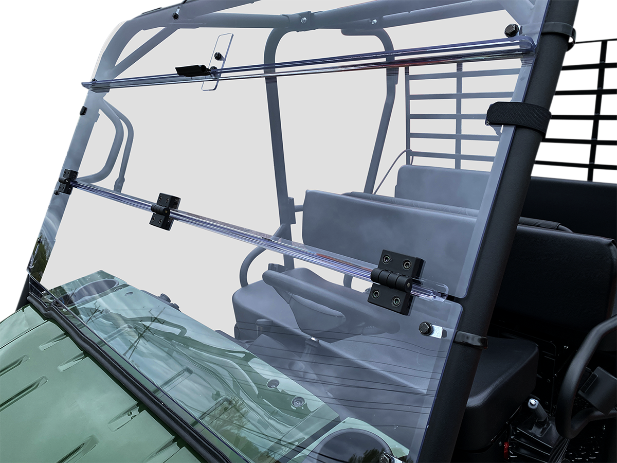 Full Folding Windshield - Deluxe - Mule 2009 - 2024