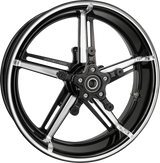Wheel with Hub/Adapter - Factory 24 - Front - Black/Contrast Cut - 21x5.5 2024 - 2025