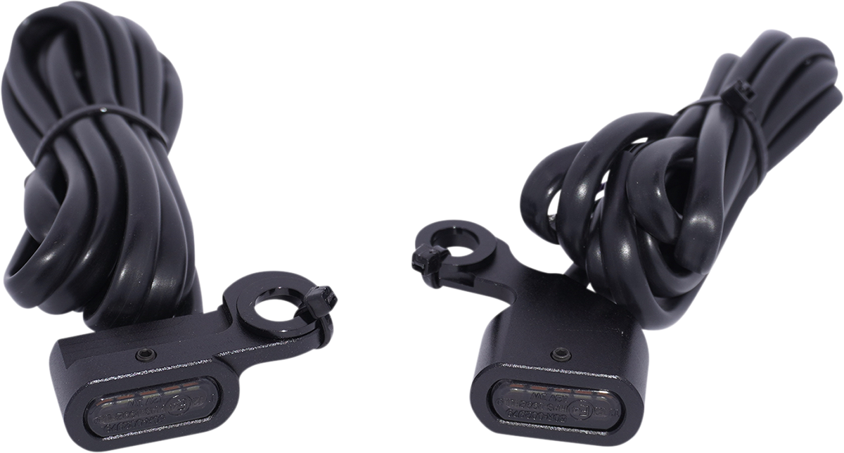 Marker Lights - Amber/White - Smoke Lens - Matte Black 1996 - 2017