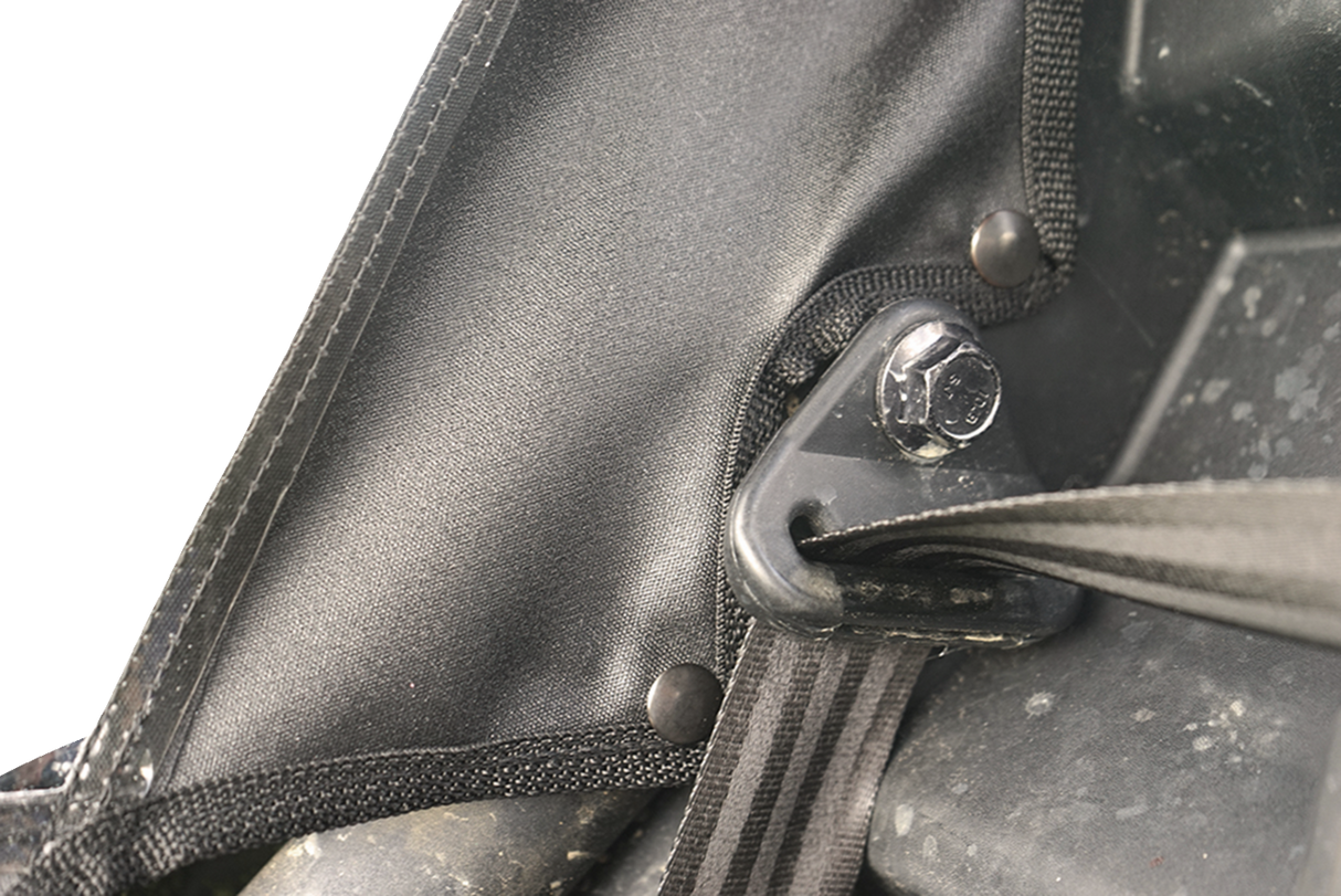 Soft Full Doors - Rear Window - Black - Can-Am X3 2017 - 2021