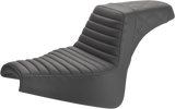 Step-Up Seat - Front Tuck-n-Roll/Rear Lattice Stitch - Black 2018 - 2020