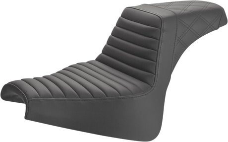 Step-Up Seat - Front Tuck-n-Roll/Rear Lattice Stitch - Black 2018 - 2020
