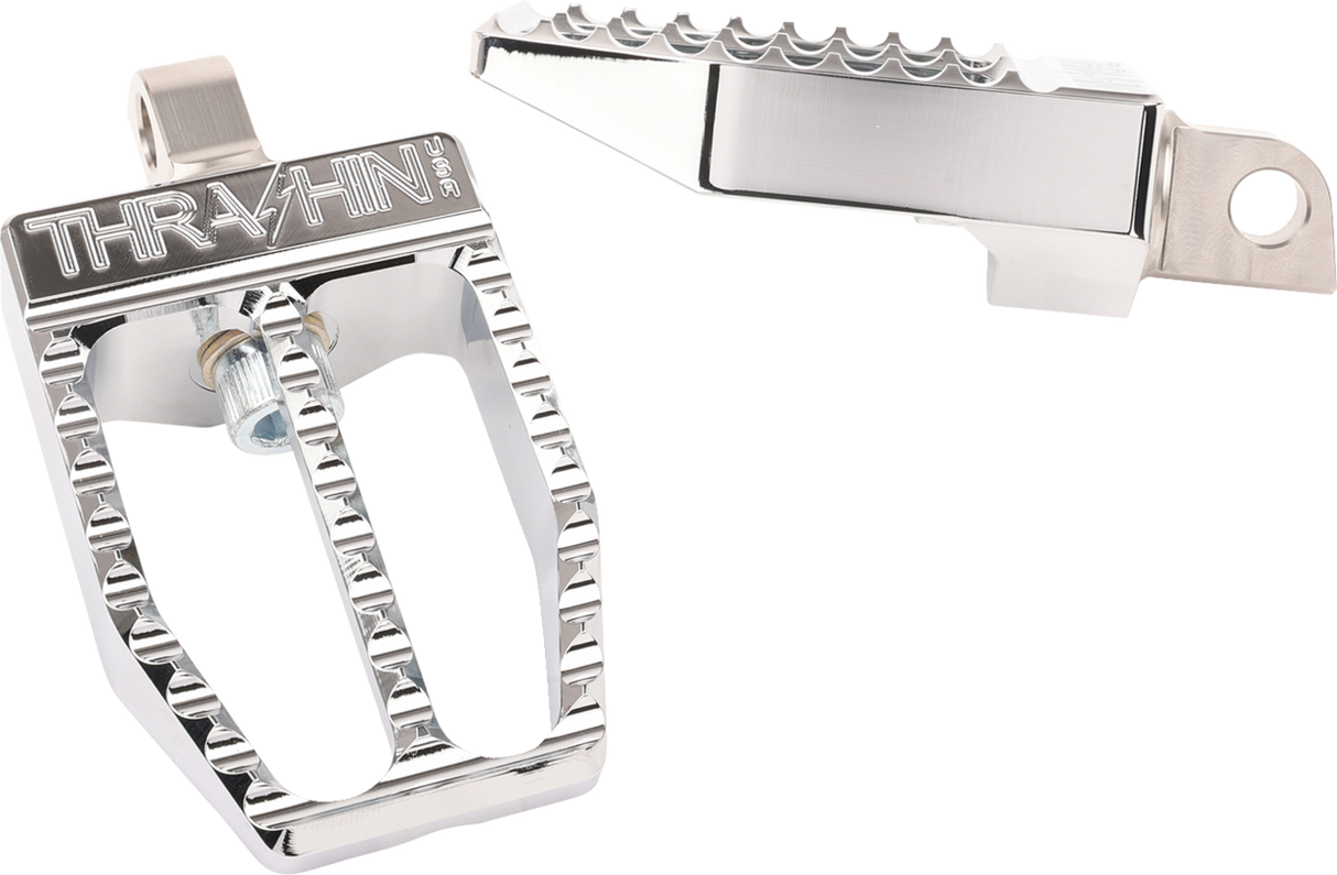 Militant Footpegs - Front/Rear - Chrome