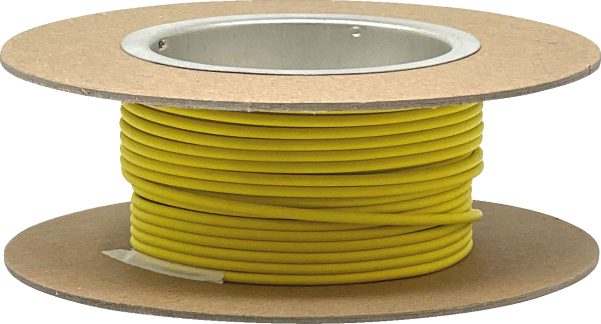 25\' GXL Wire Spool - 16 Gauge - Yellow