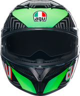 K3 Helmet - Kamaleon - Black/Red/Green - 2XL
