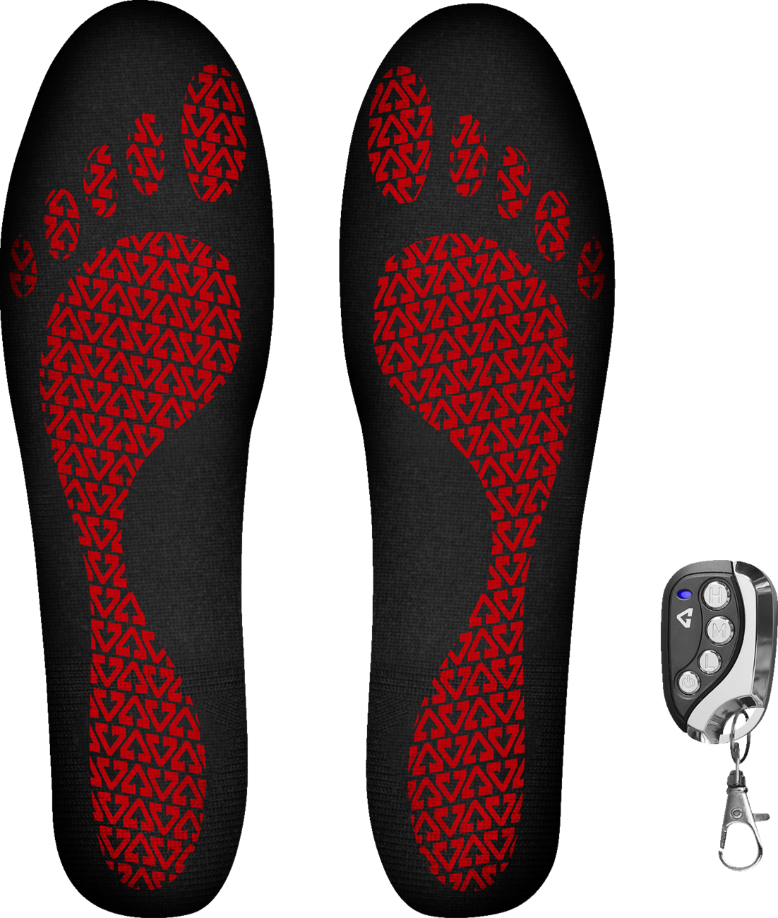 3V Rechargeable Heated Insoles with Remote - Small/Medium
