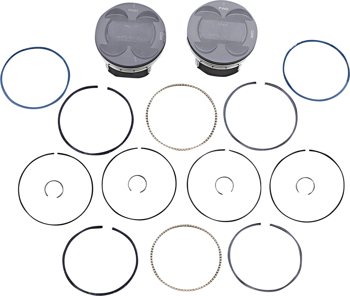 Piston Kit - 124\" - +.005\" - M8 2017 - 2020