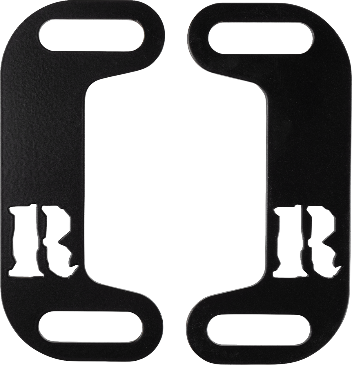 Centering Muffler Brackets - Powder-Coated - Black