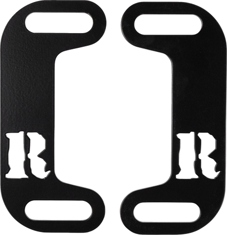 Centering Muffler Brackets - Powder-Coated - Black