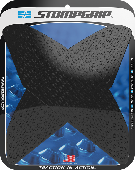 Traction Pad Tank Grips - Icon - Black - GSX-S 1000/GT 2022 - 2024