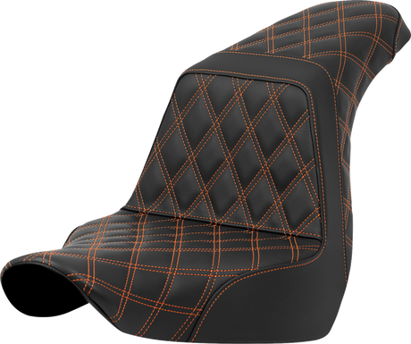 Step-Up Seat - Full Lattice Stitch - Orange Stitch - FXLR/FLSB \'18-\'21 2018 - 2021
