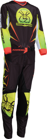 Youth Agroid Mesh Pants - Hi-Viz/Black - 28