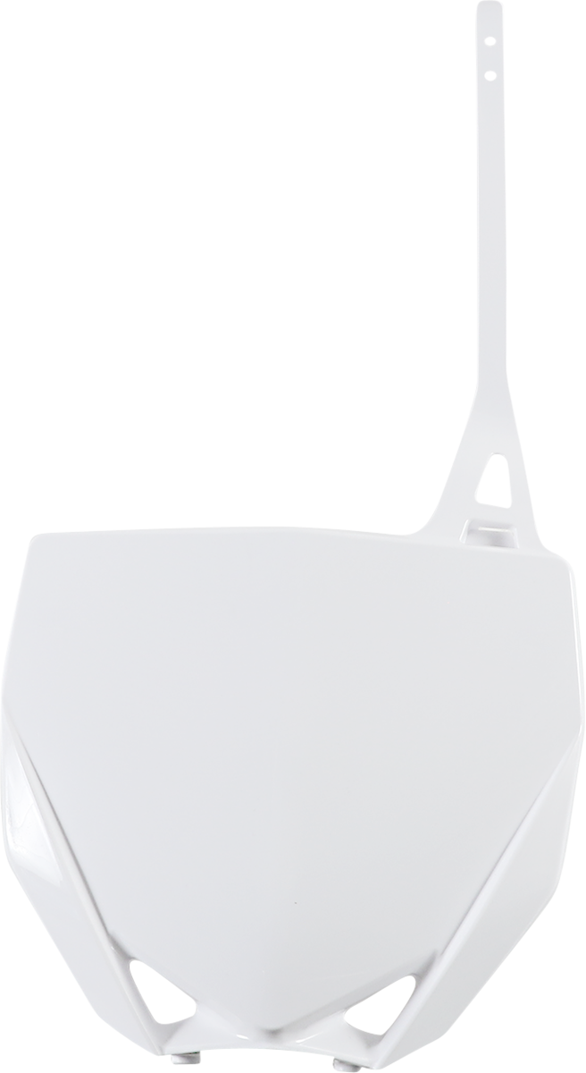 Front Number Plate - White 2018 - 2023