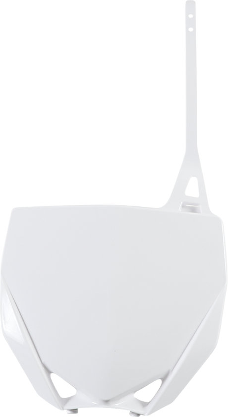 Front Number Plate - White 2018 - 2023