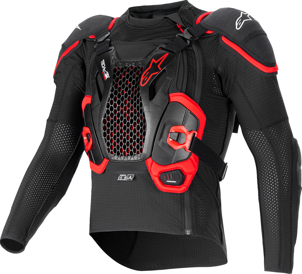 Tech-Air® v2 Off-Road System - Black/Red - Large