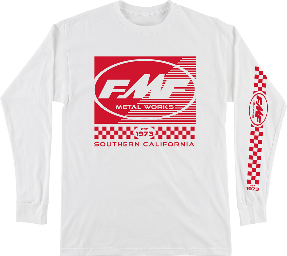 Metal Works Long-Sleeve T-Shirt - White - Medium