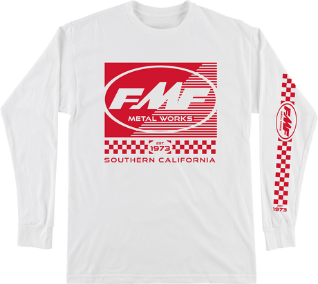 Metal Works Long-Sleeve T-Shirt - White - 2XL