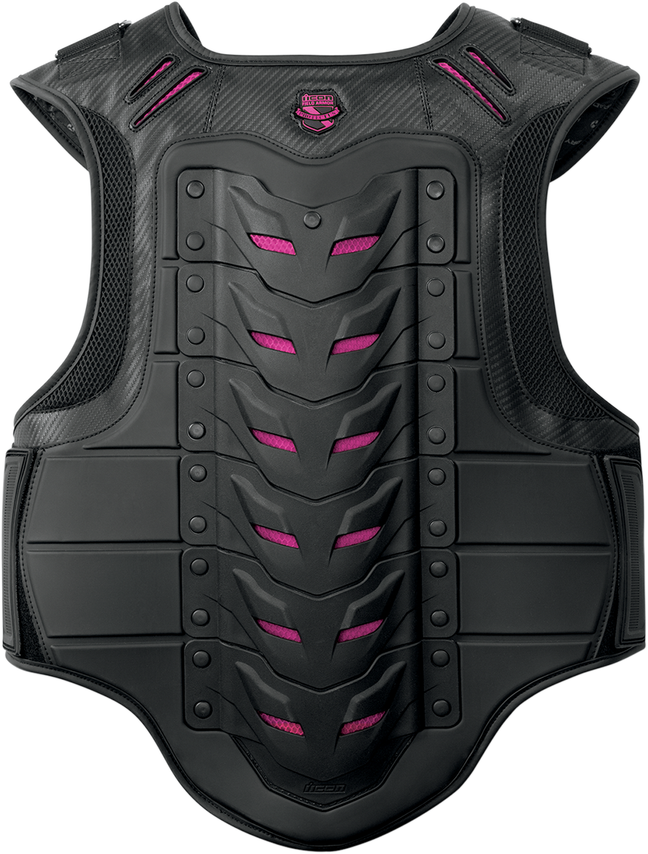 Women\'s Field Armor Stryker™ Vest - Black/Pink - S/M