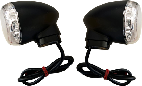 Turn Signal - Rear - Clear/Amber - Black 2021 - 2025