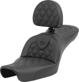Roadsofa™ Seat - Lattice Stitch - with Backrest - FXD \'96-\'03 1996 - 2003