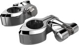 Pinless Clevis Clamp - Chrome