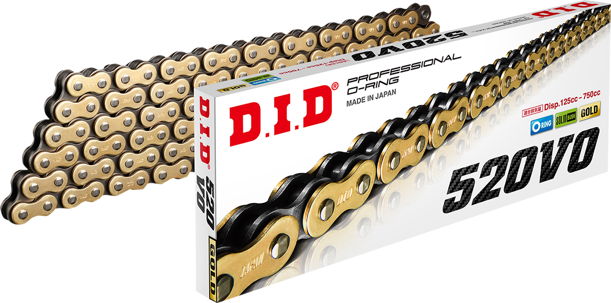 520 VO Drive Chain - Gold & Black - 25 Feet