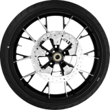 Marlin Front Wheel - Black Cut (21\") | Rotors (11.8\") | Dunlop Tire (130/60B21) 2008 - 2024