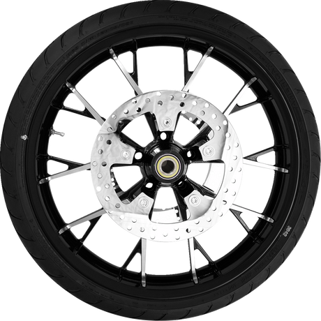 Marlin Front Wheel - Black Cut (21\") | Rotors (11.8\") | Dunlop Tire (130/60B21) 2008 - 2024