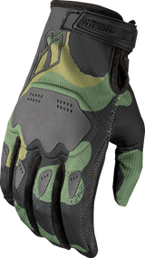 Hooligan Magnacross™ Gloves - Camo Green - Small