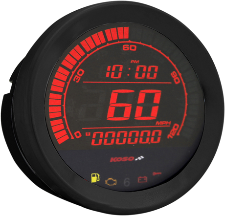 4\" Speedometer - Black 2004 - 2013