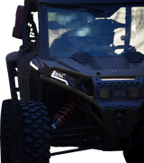 Front Bumper/Skid Plate with White Lights - Black - RZR XP 1000 2024 - 2025