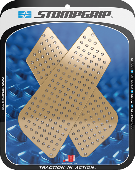 Traction Pad Tank Grips - Volcano - Clear - Aprilia | Honda | Suzuki 2021 - 2025