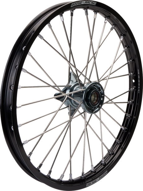 Wheel Assembly - SX-1 - Complete - Front - Black Wheel/Gray Hub - 19x1.4 - SX/MC/TC 85 2021 - 2025