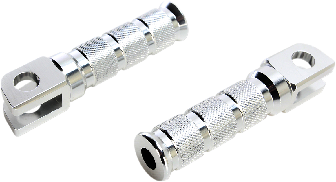 Front Footpegs - Silver - Suzuki 1992 - 2005