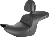 RoadSofa™ Seat - with Backrest - Black w/ Black Stitching - Heated - GL1800 \'18-\'23 2018 - 2023