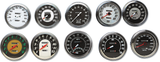 5\" MPH FL-\'36-\'40 Style 1:1 Speedometer - White Face 1962 - 1983