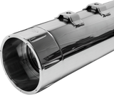 4-1/2\" MK45 Performance Mufflers - Chrome with Chrome Tracer 1995 - 2016