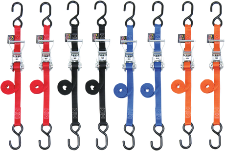 Ratchet Tie-Downs - 1\" x 6\' - Blue