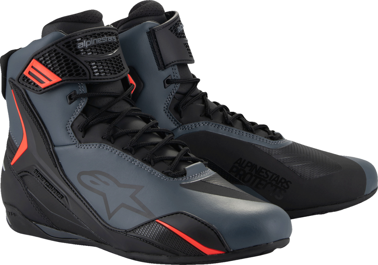 Faster-4 Shoes - Black/Gray/Red - US 12.5