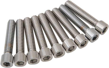 Bolt Kit - Camshaft Cover - Chrome - Smooth - M8 2017 - 2021