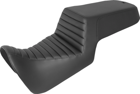 Step-Up Seat - Front Tuck-n-Roll/Rear Smooth - Black 2021 - 2022