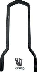 Square Sissy Bar - Tall - Black - 12.5\" H x 7.5\" W 2004 - 2020