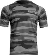 Assist Short-Sleeve Jersey - Camo Dark Gray - XS