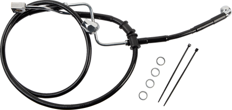 Brake Line - Rear - Master Cylinder to ABS - Black 2018 - 2023