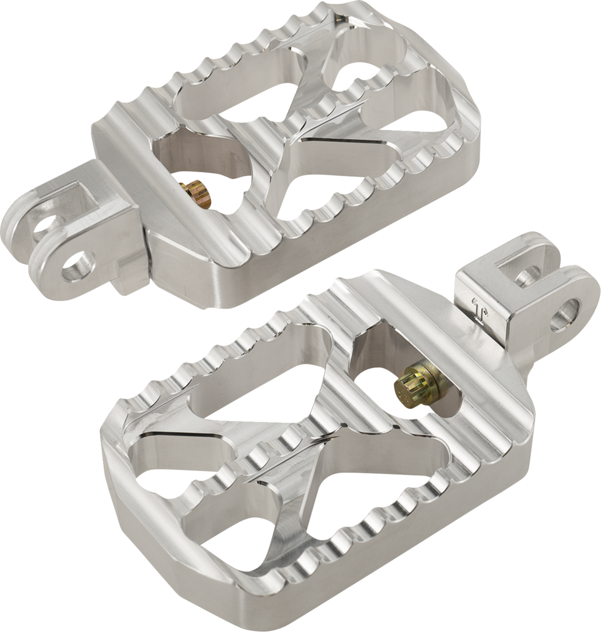 Bear Claw Footpegs - Silver - Triumph 2001 - 2016