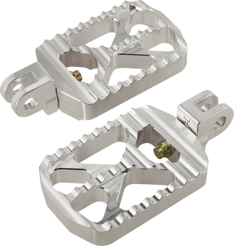 Bear Claw Footpegs - Silver - Triumph 2001 - 2016